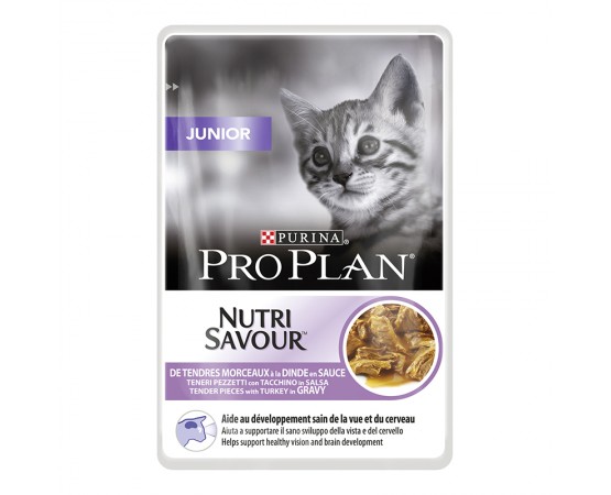 Purina ProPlan Cat Junior Nutrisavour mit Truthahn 10 x 85 g