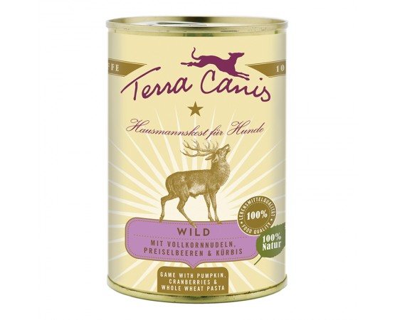 Terra Canis Menü Classic - Wild (mit Kürbis, Amaranth & Preiselbeeren)400